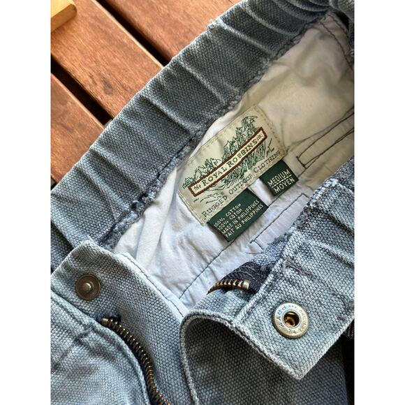 Royal Robbins Men's Medium Buckle Front Rugged Cotton Gray Hiking Pants Workwear - Picture 7 of 7